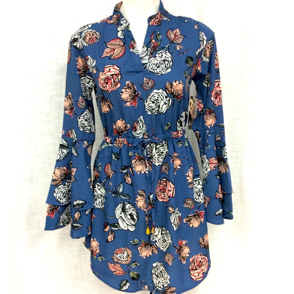 Hint of Blush Small Floral Dress/Tunic